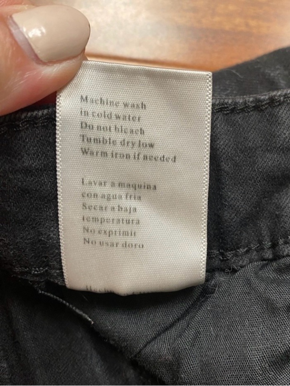 KanCan Womens Faded Black Midrise Distressed Cotton Denim Shorts Size 3 Casual - Picture 11 of 15